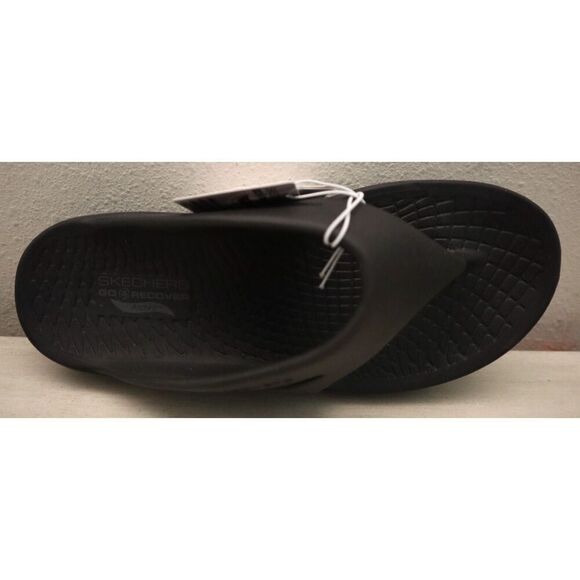 Skechers 141701 Women's Sz 9 Black Contend Go Recover Refresh Thong Sandals - Picture 5 of 8